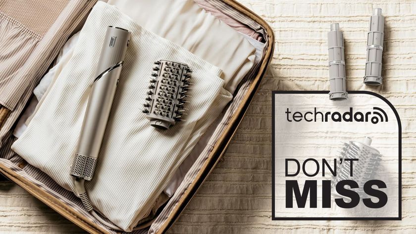 Shark FlexStyle with Don&#039;t Miss graphic overlaid