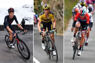 Rohan Dennis, Sepp Kuss and Christine Majerus