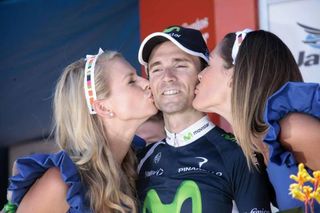 Alejandro Valverde (Movistar) returned from suspension to win.