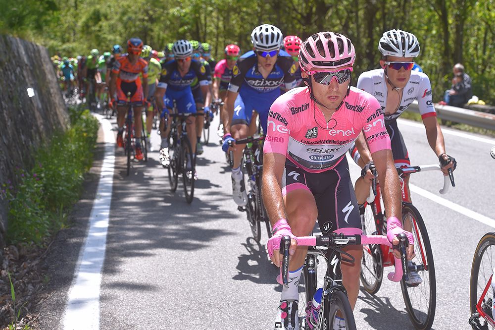 Race leader Gianluca Brambilla
