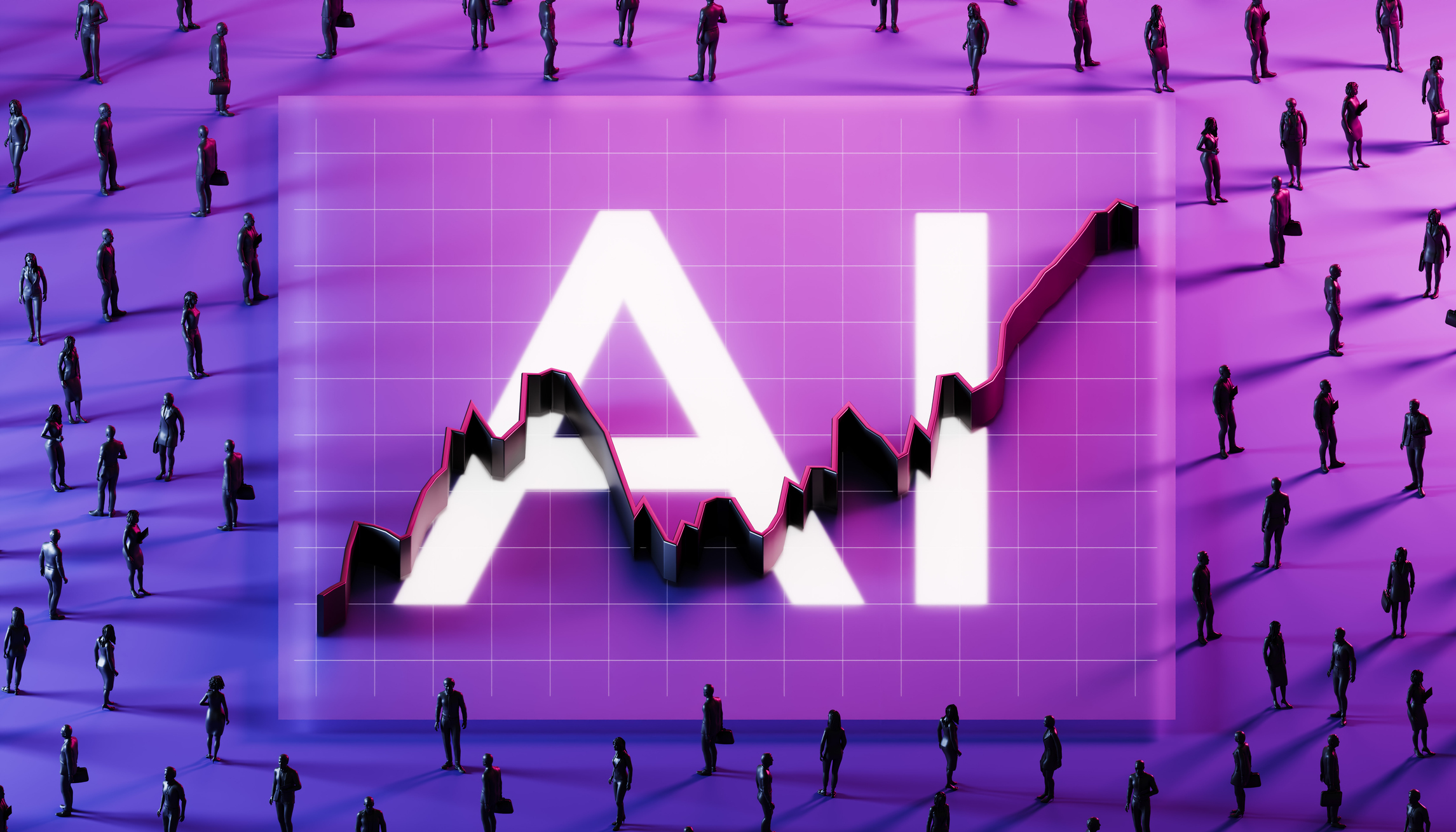 Data Growth Unfolding Over Hidden AI Foundations