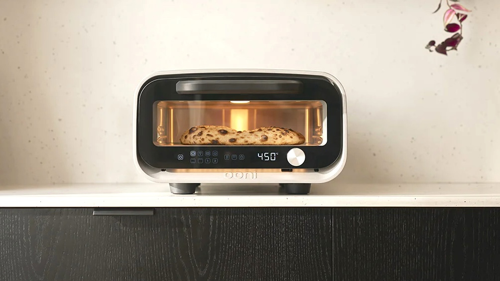 Ooni Volt 2 on a kitchen counter