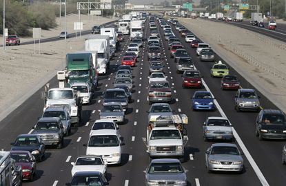 Traffic in Phoenix, AZ.