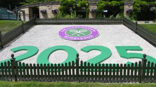 LONDON, UNITED KINGDOM - JUNE 25: A general view of the All England, All England Lawn Tennis and Croquet Club ahead of the Wimbledon tennis championships in London, United Kingdom on June 25, 2025. (Photo by Ray Tang/Anadolu via Getty Images)