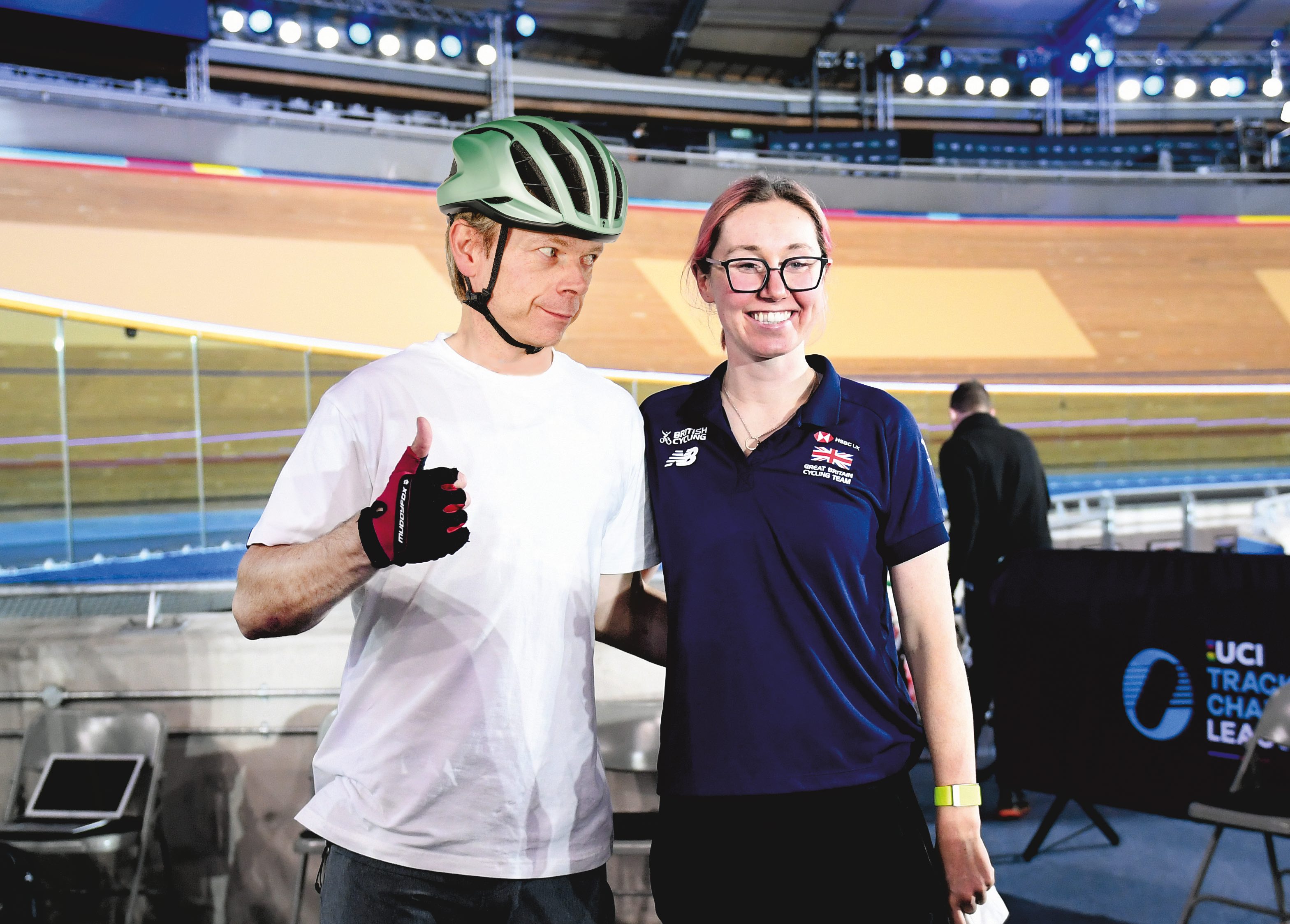 Dr Hutch would fanboy Katie Archibald every time he met her
