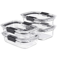 Rubbermaid Brilliance Glass Food Storage Set