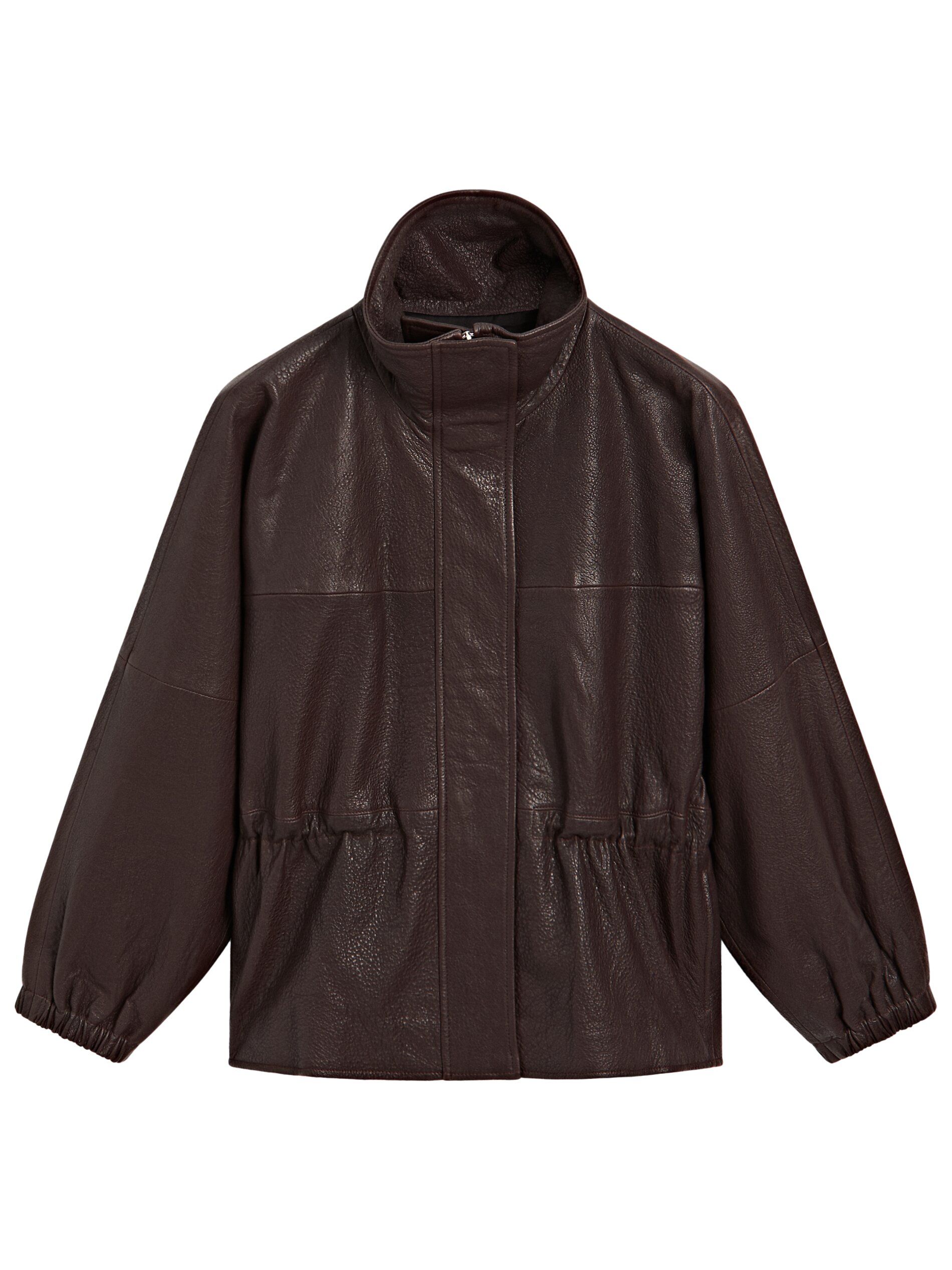 Nappa Leather Jacket With Grainy Finish