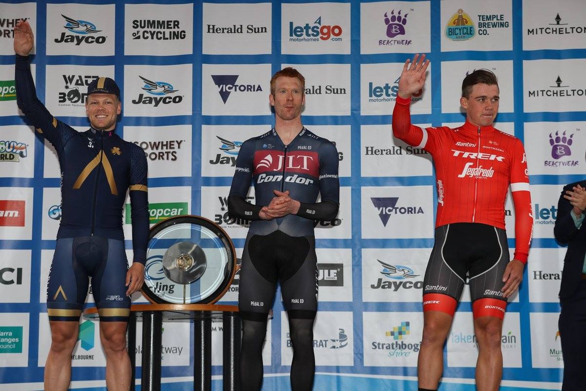 The first podium of the 2018 Herald Sun Tour