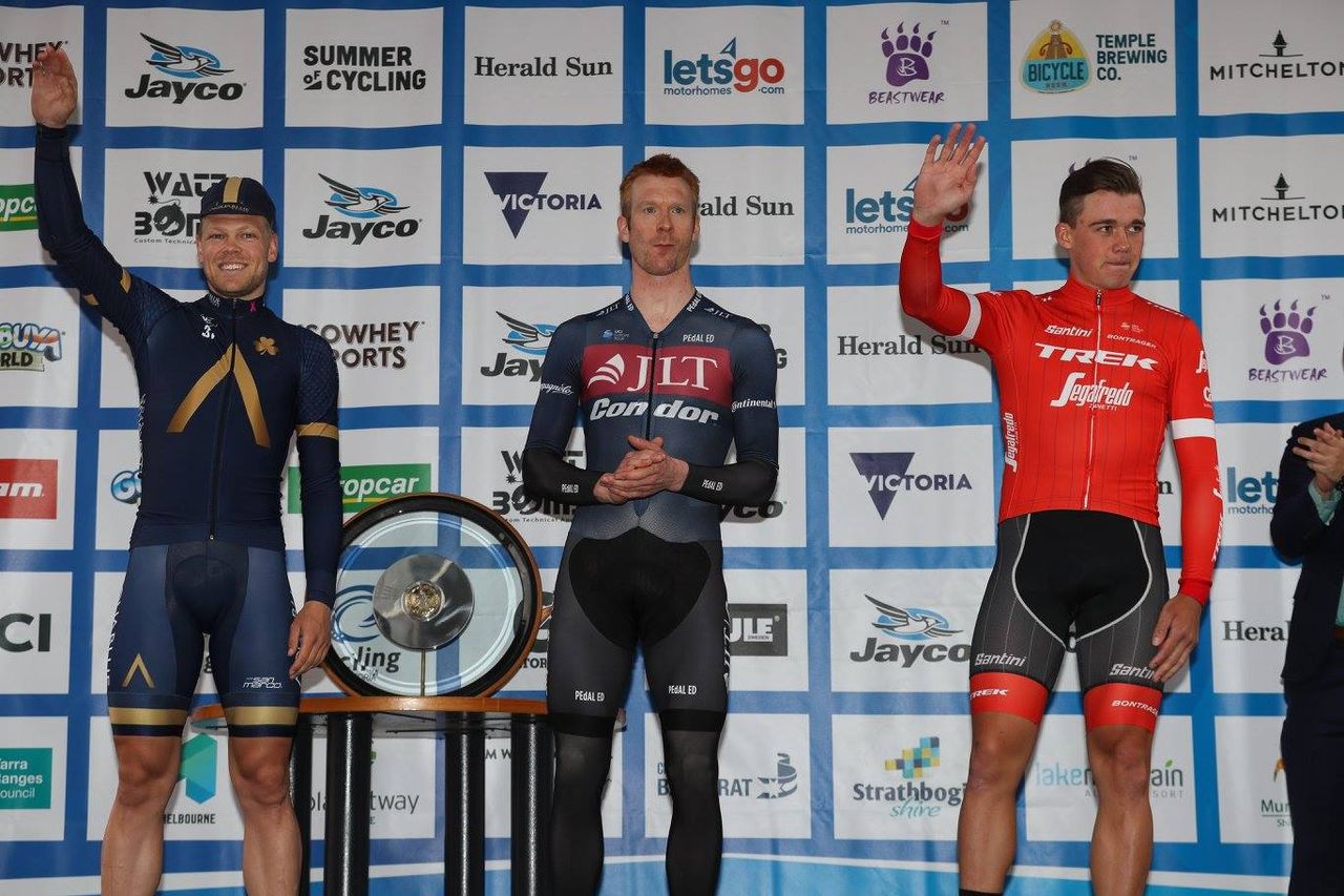 The first podium of the 2018 Herald Sun Tour