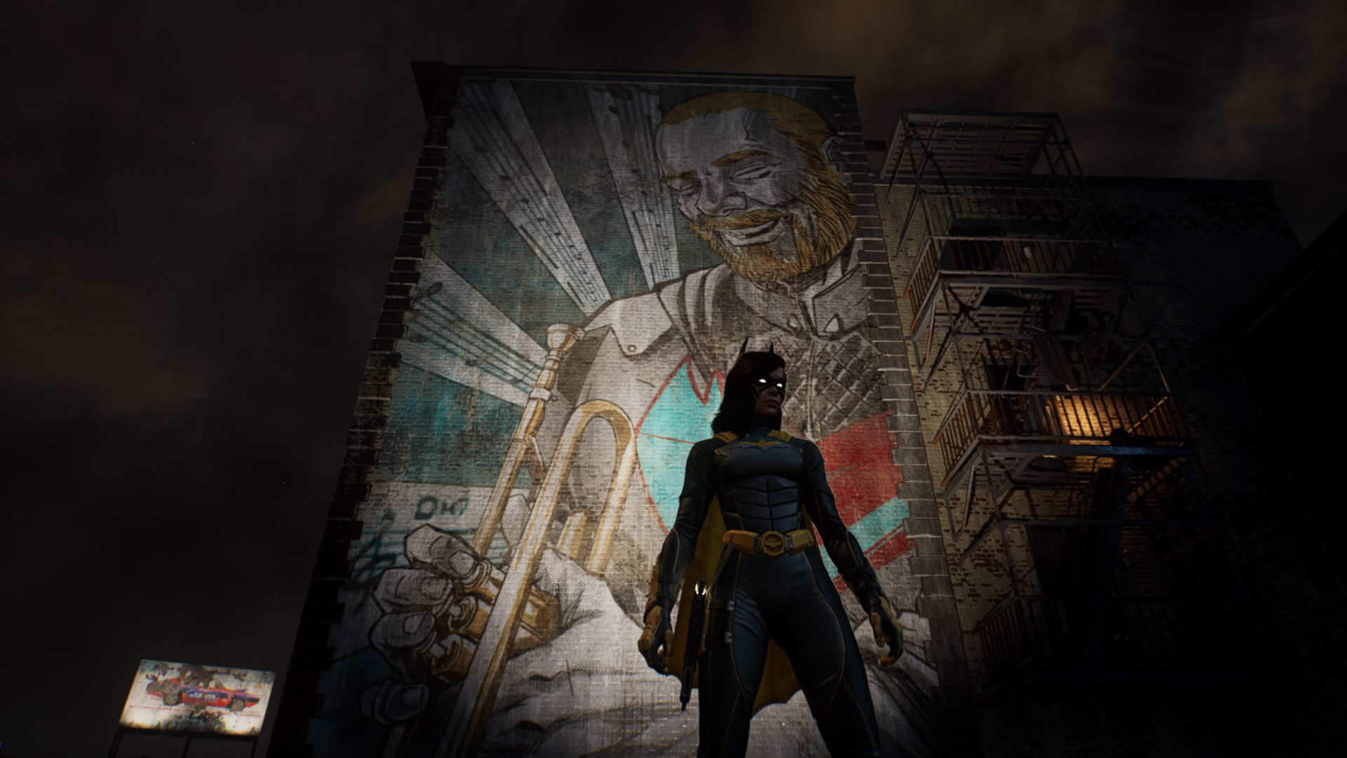 Gotham Knights graffiti - Our Friend Joel mural