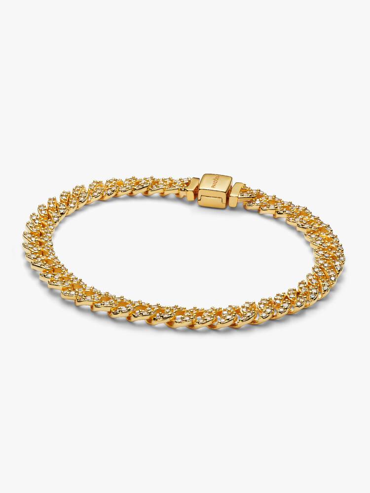 Pandora, Pav&amp;eacute; Cuban Chain Bracelet