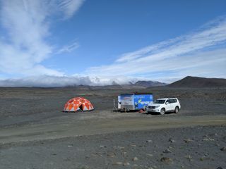 Researchers set up camp in Iceland this summer to test rover and drone prototypes. This work will inform NASA's Mars 2020 operations team.