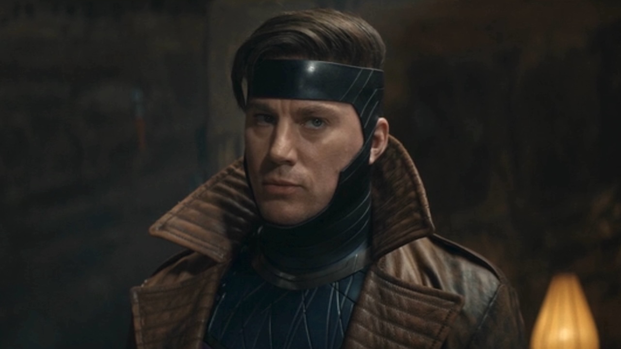 Channing Tatum's Gambit gazing intently in Deadpool & Wolverine