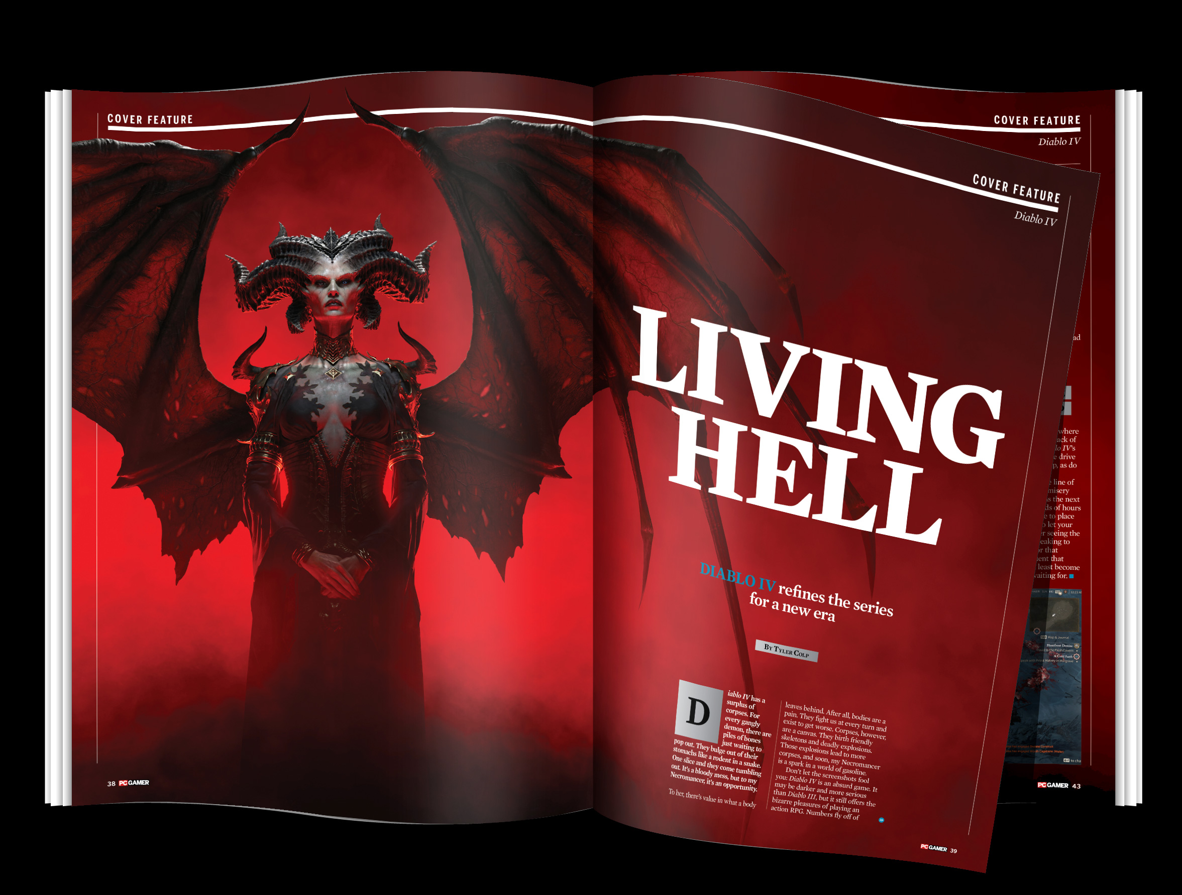 Magazine PC Gamer Diablo 4 juin 2023