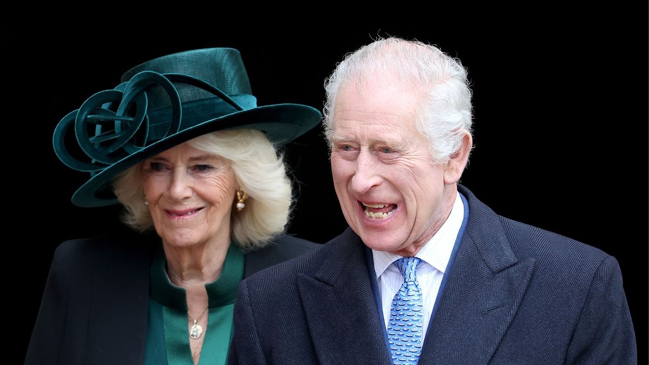 King Charles and Queen Camilla attend the annual Easter Sunday church service in Windsor