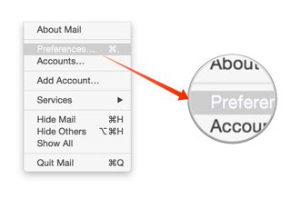 Mail preferences