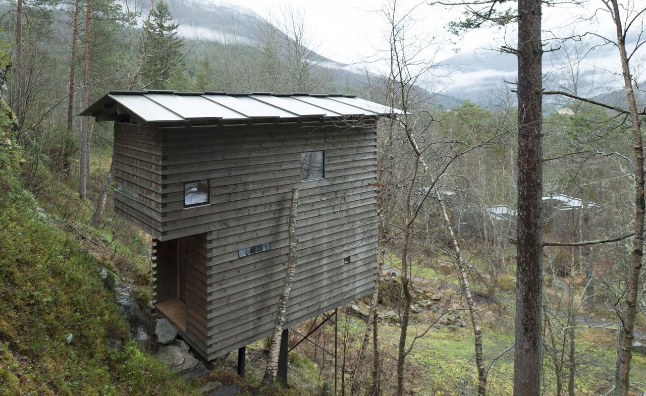 Juvet Landscape Hotel — Valldal, Norway - exterior view