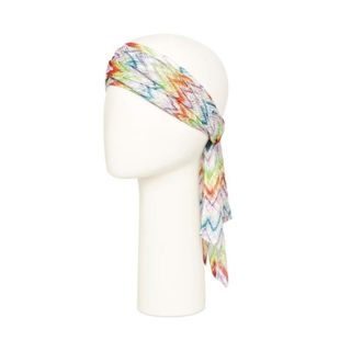 Scarf style multicoloured headband