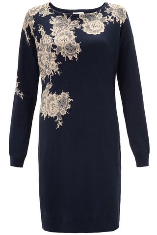 Monsoon Embroidered Jumper Dress