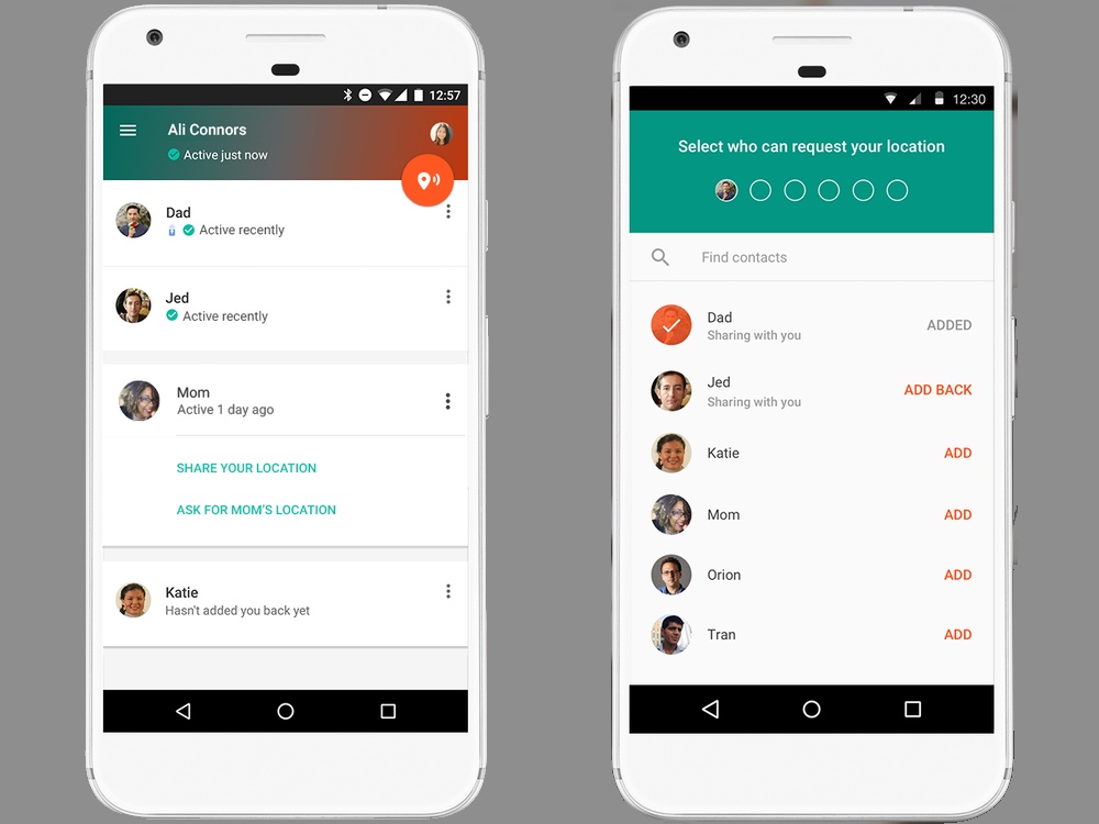 best android apps trusted contacts