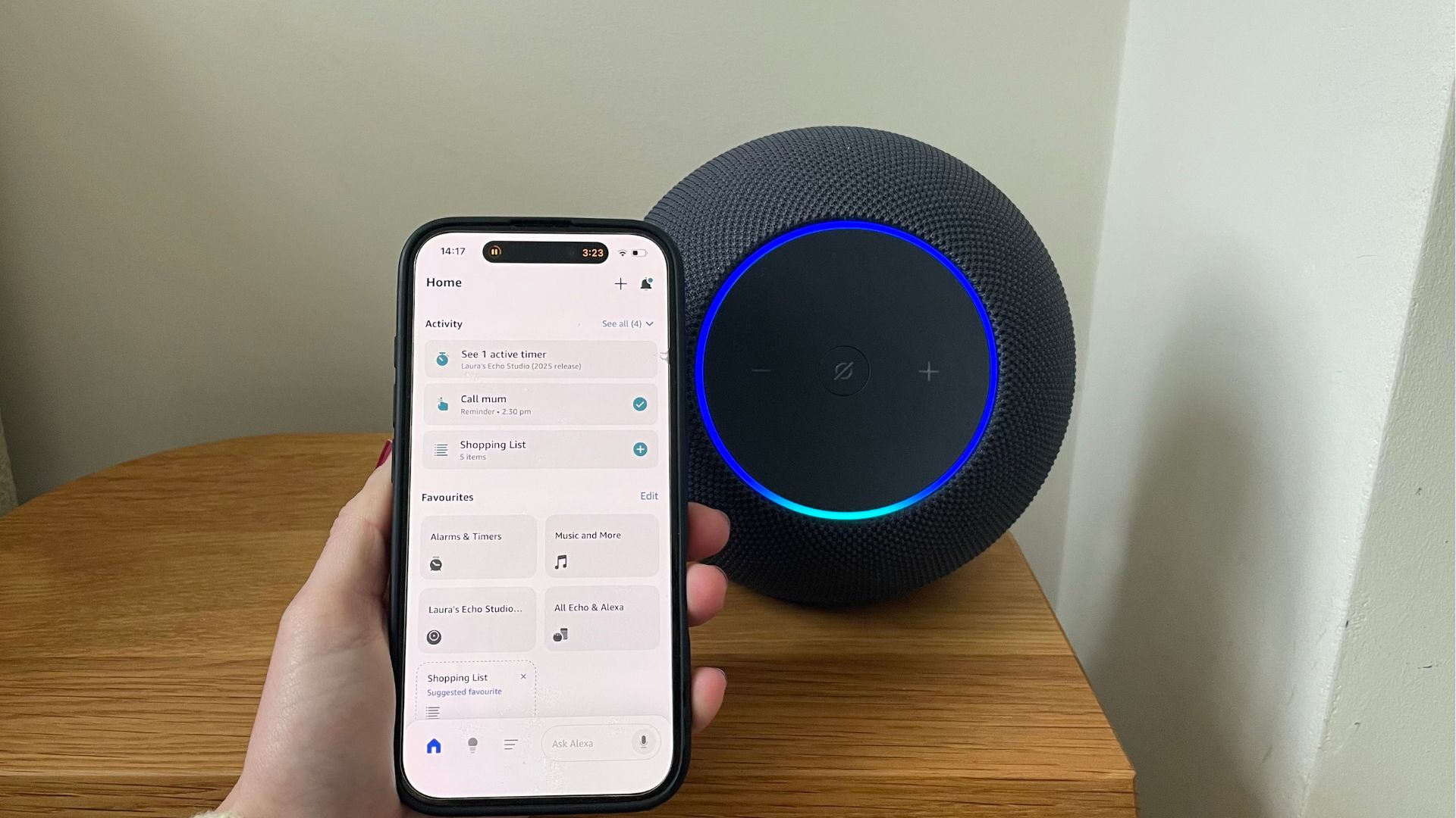 Testing the Amazon Echo Studio at home