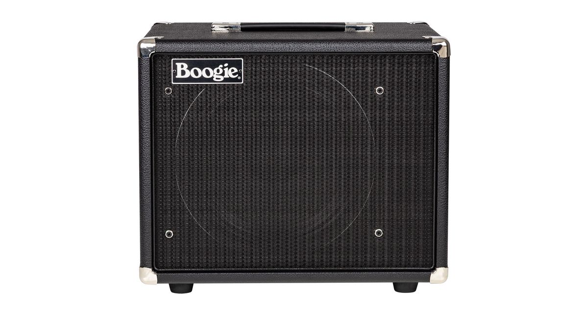 The Mesa/Boogie Thiele 1x12 Guitar Speaker Cabinet has been reissued by the high-end guitar brand, and presents players with a monster sound from a small footprint, and is available with a black Bronco grille cloth or Wicker grille.