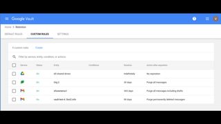 Google Vault in use