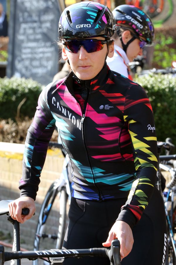 Lisa Brennauer at the start