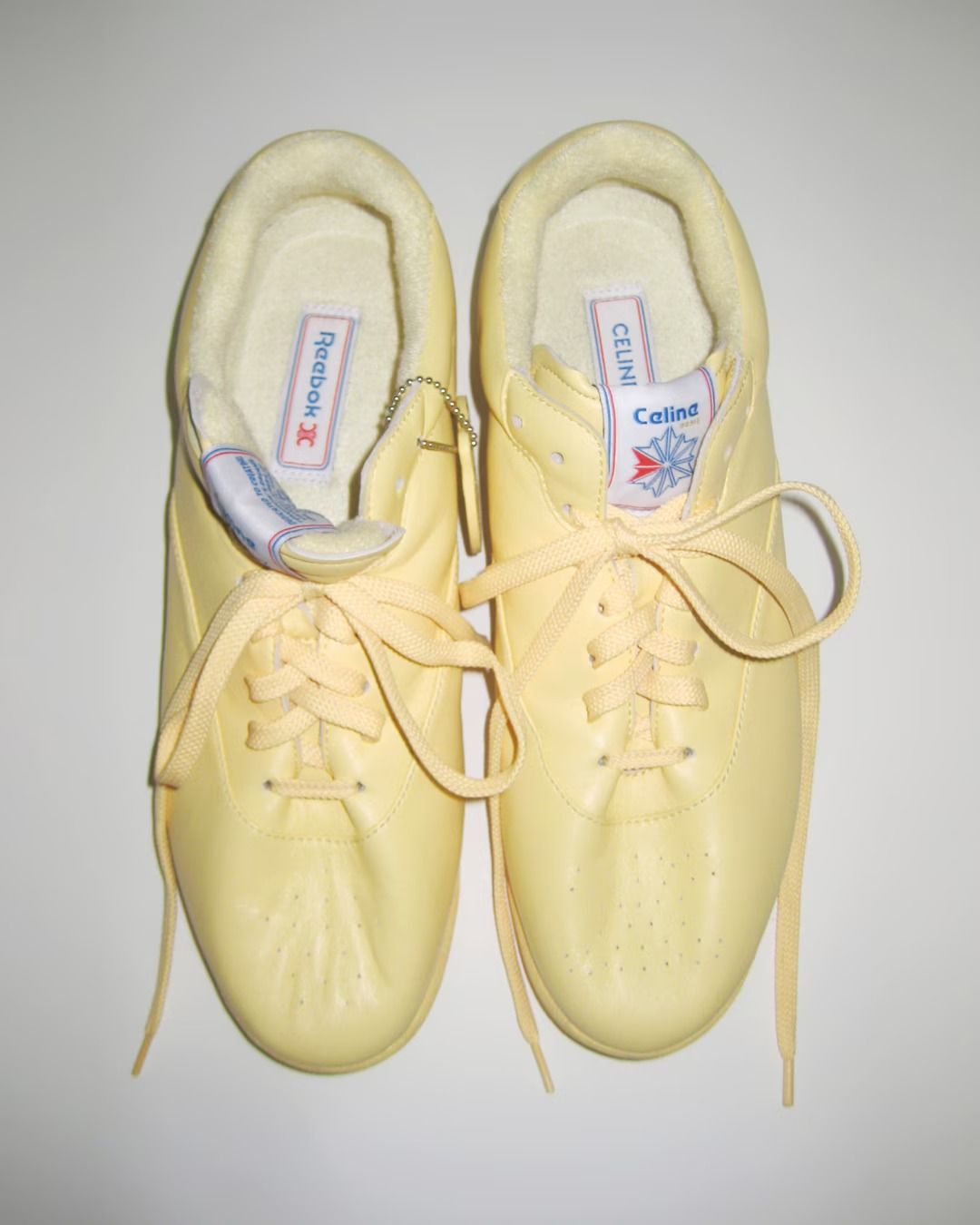Campaign imagery for Freestyle Lo Sneakers by Celine/Reebok.