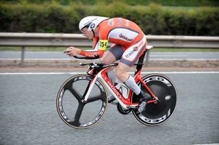 Michael Hutchinson, second, men, National 10-mile time trial 2011