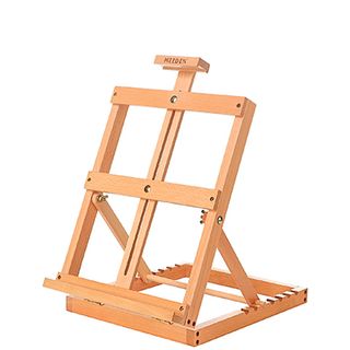 Product shot of the MEEDEN Heavy-Duty Tabletop Studio H-Frame, one of the best art easels