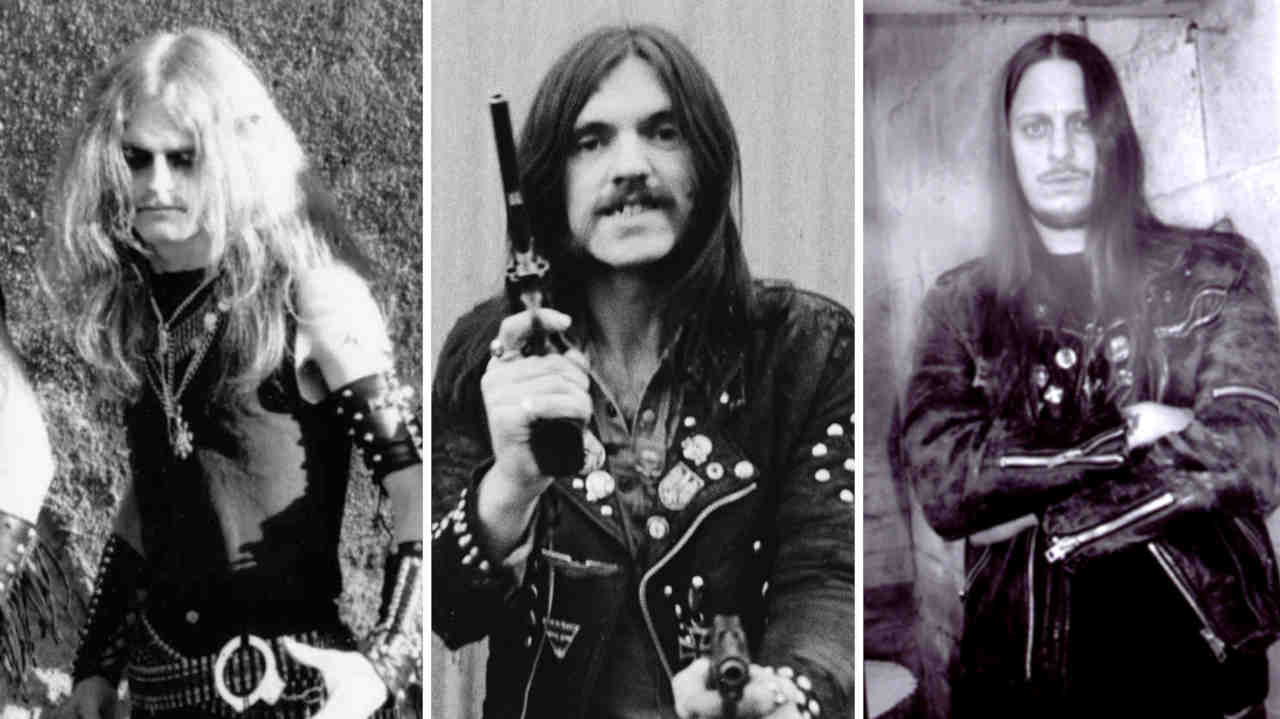 A composite photograph of Celtic Frost&lsquo;s Tom G Warrior, Lemmy and Fenriz of Darkthrone