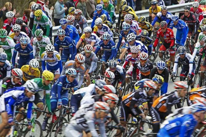 The peloton in action during the opening stage of the Glava Tour of Norway