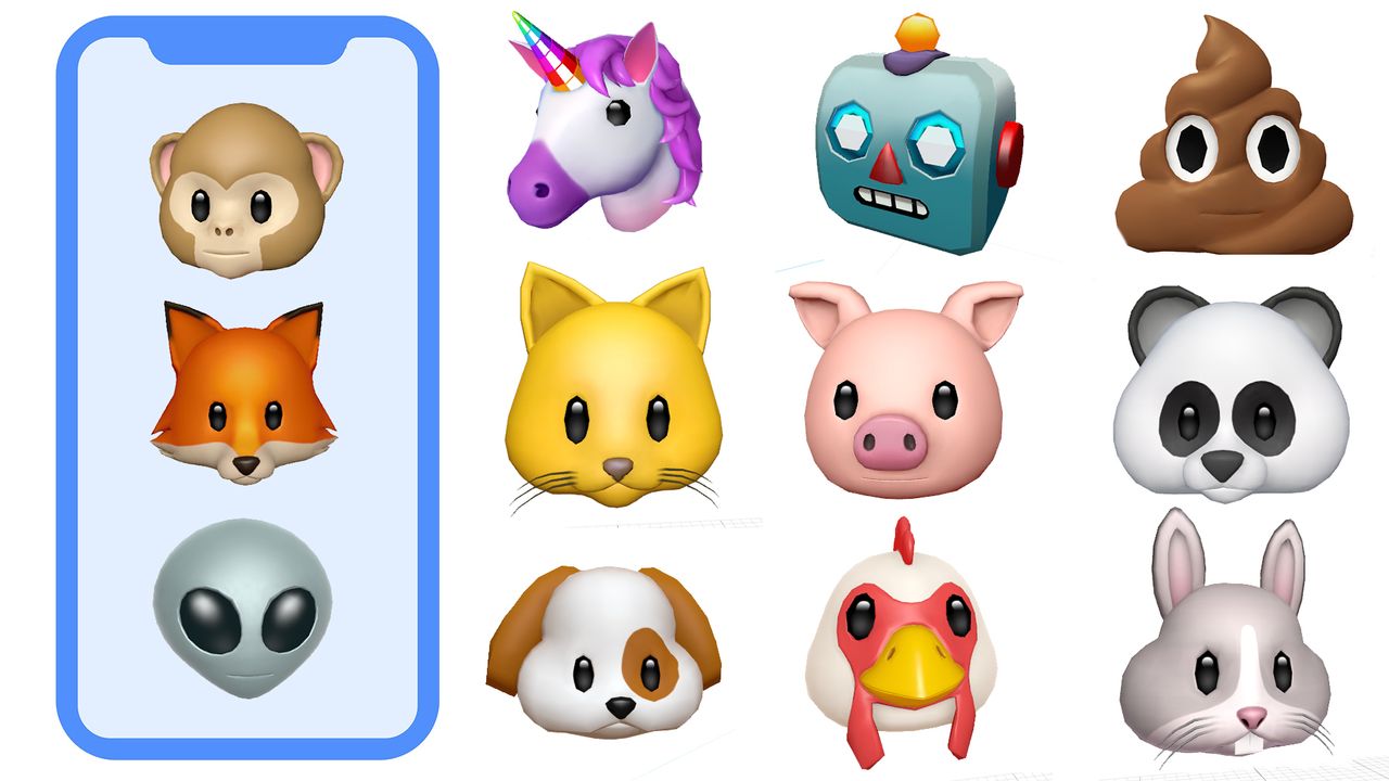 The new Animojis in iOS 11 Credit: 9to5Mac