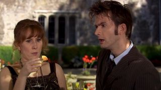 David Tennant and Catherine Tate in Doctor Who on BBC America