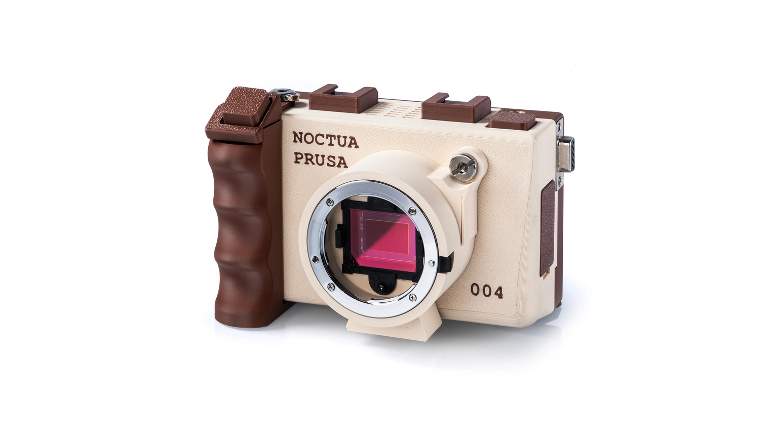 The CAIM1 anti-AI camera, with a Noctua fan inside.