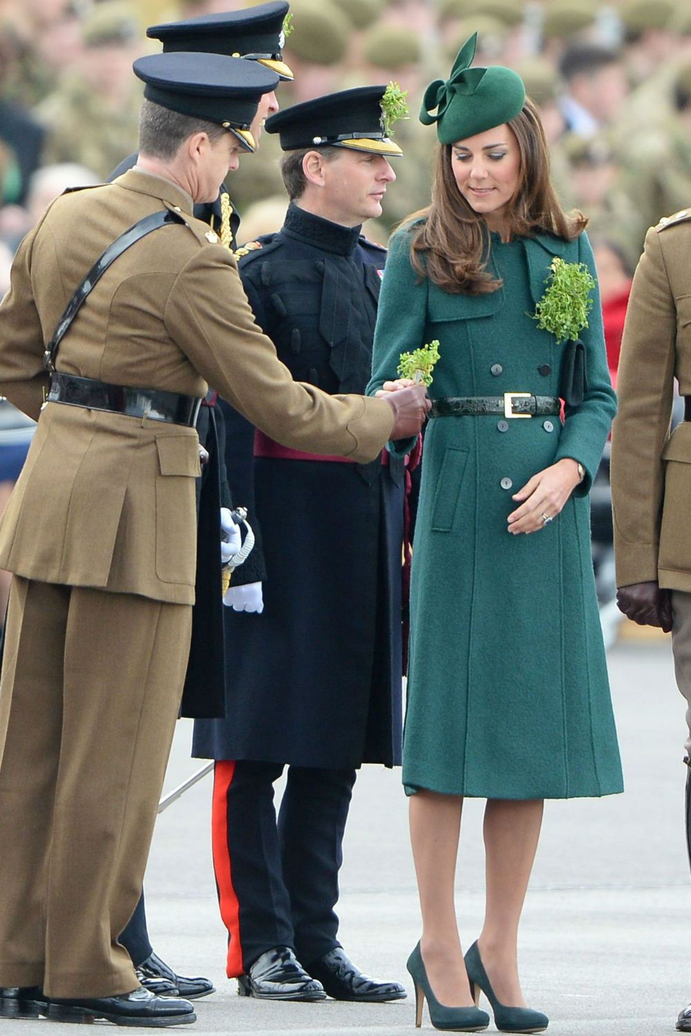 Kate Middleton Prince William St Patricks Day parade