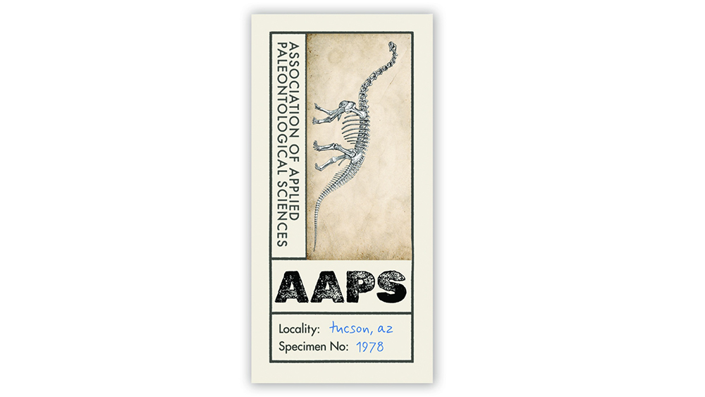 Diseño de logotipo de la Sociedad de Ciencias Paleontológicas Aplicadas.