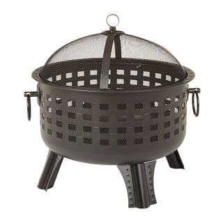 Amazon Basics 23.5 Inch Steel Lattice Fire Pit