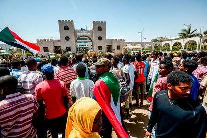 Sudan protests.