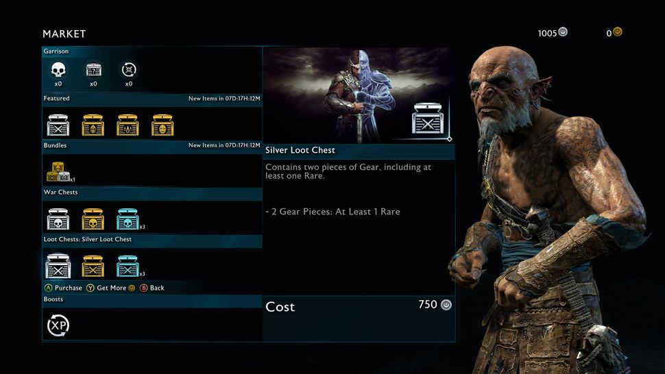 Middleearth Shadow of War Xbox One impressions Giant spiders, orc