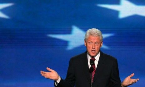 Bill Clinton barely mentioned his wife by name during Wednesday&amp;#039;s big Democratic convention speech, but in the eyes of liberals, he still managed to boost Hillary&amp;#039;s presidential prospects.