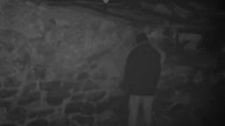 Michael Williams standing in a corner in The Blair Witch Project