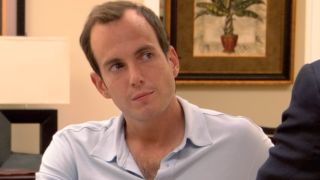 Will Arnett as Gob Bluth on Arrested Development.