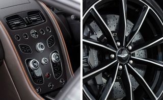 The DB9 GT rapid S dimension boot space and wheel