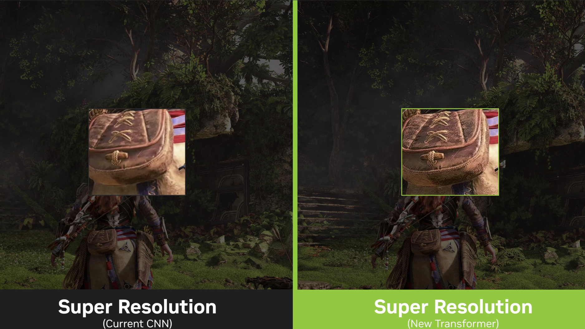 Nvidia DLSS transformer model with Super Resolution