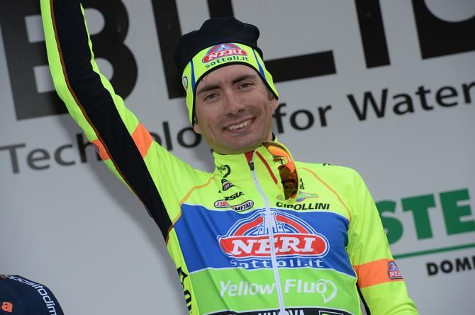 Simone Ponzi (Yellow Fluo) winner of the 2014 GP Nobili