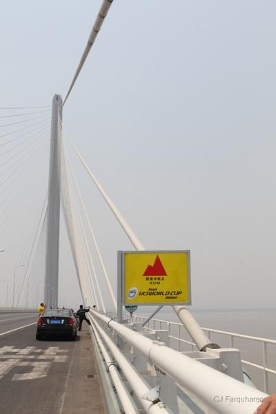 The GPM point was at the 'summit' of the Shanghai Changjing Tunnel Bridge