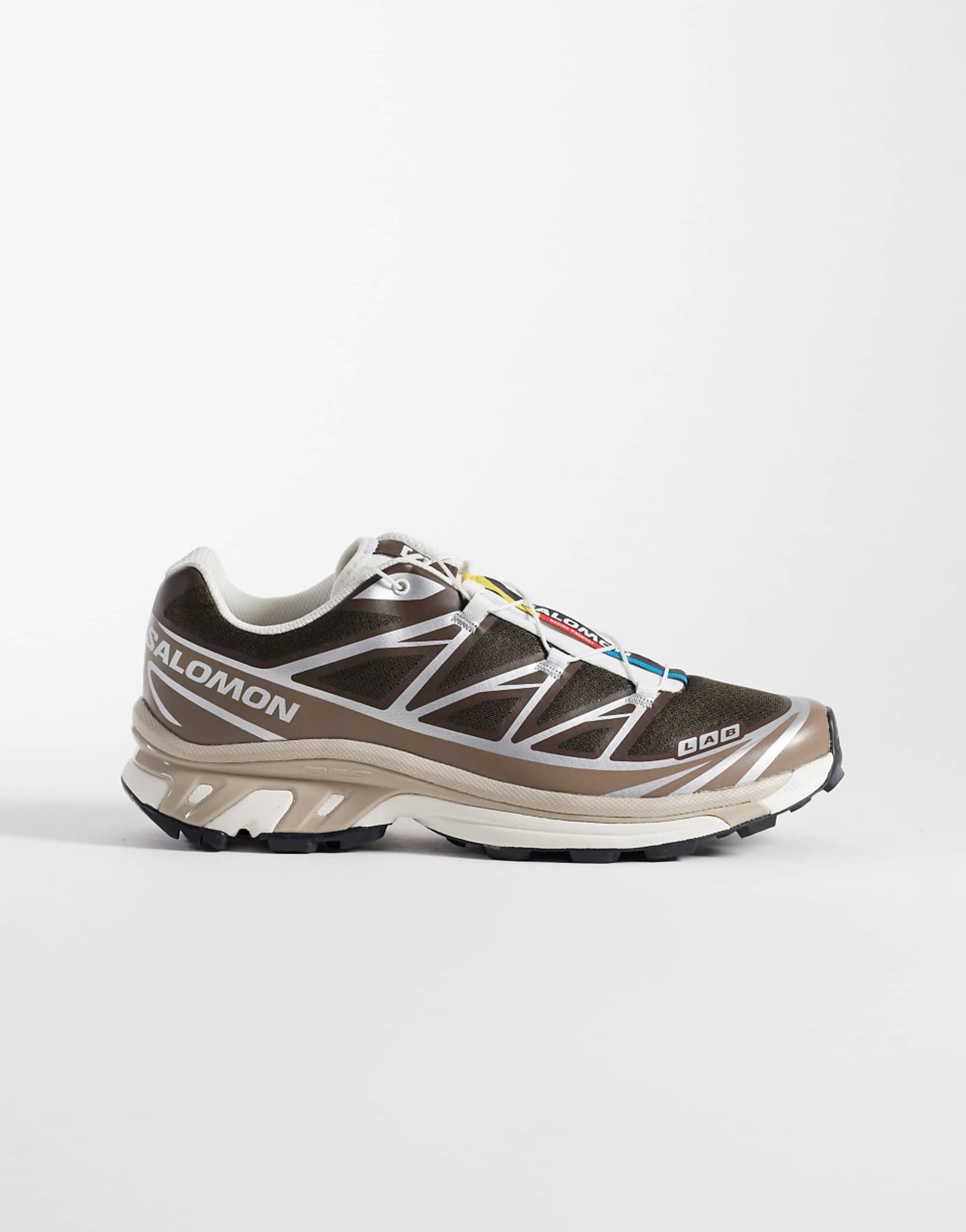 Salomon Xt-6 Trainers in Earth Brown and Walnut