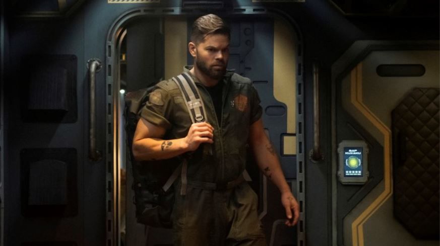 Amos (Wes Chatham) in &#039;The Expanse&#039;.